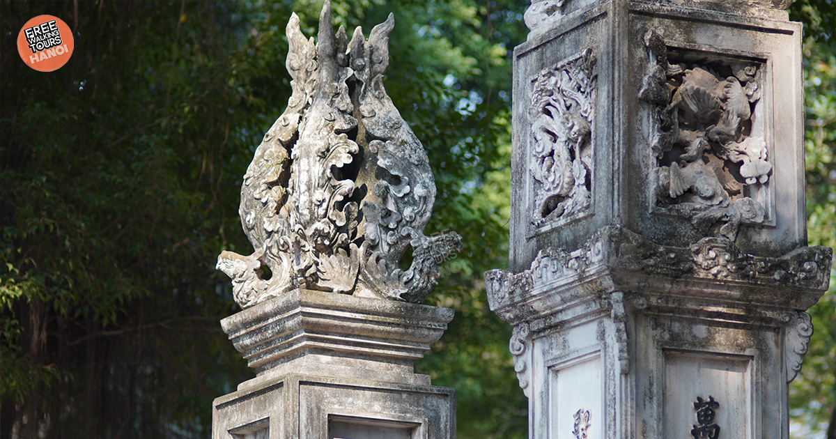 Early mornings near Quan Thanh Temple are a scene of calmness, reflection, and spiritual connection.